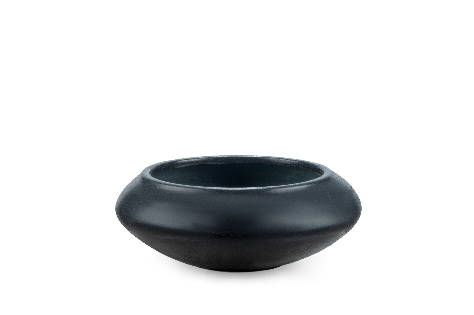 Ufo Saksı Siyah Q 25xH17 cm