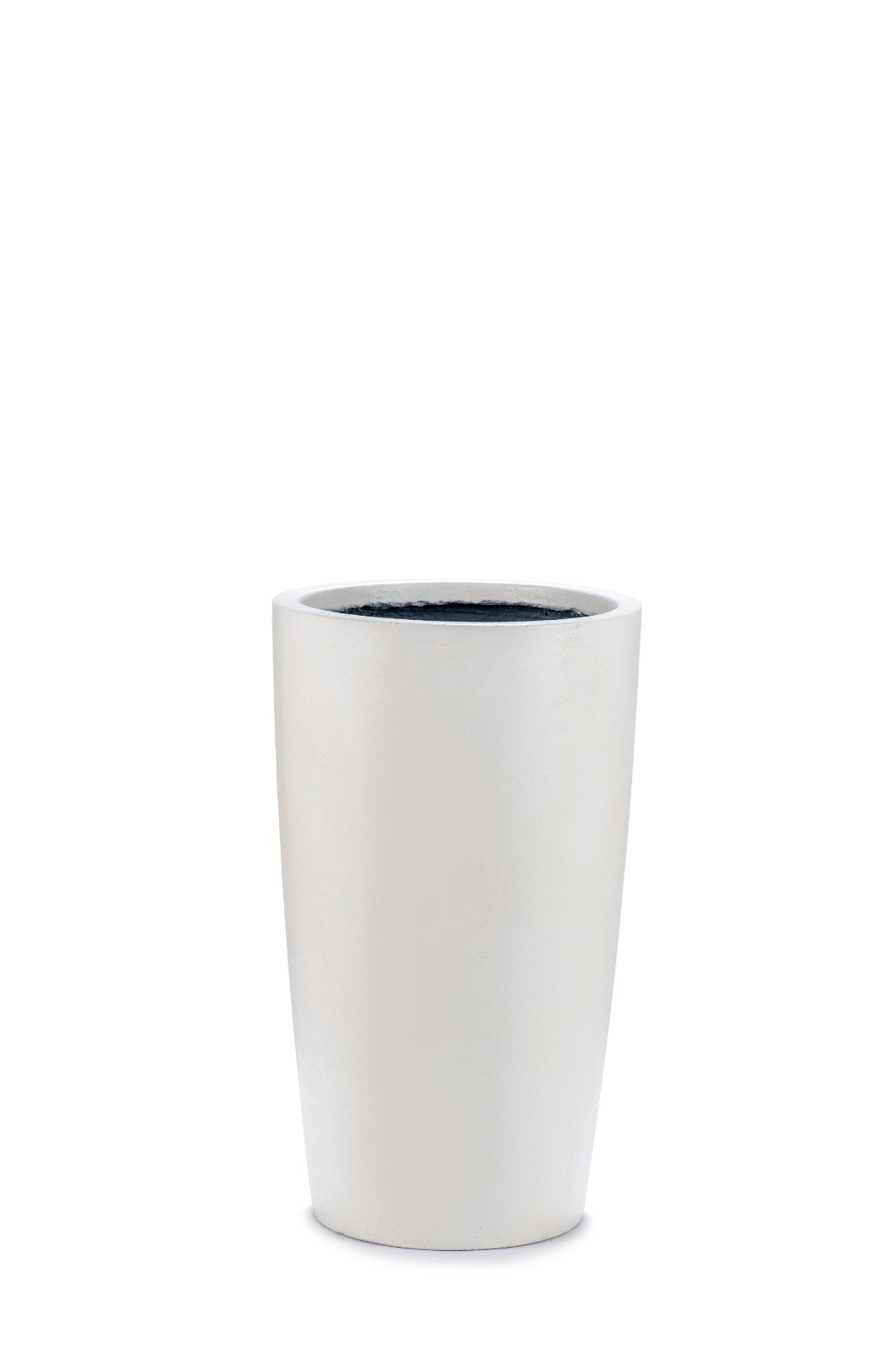 Yuvarlak Saksı 2. Boy Beyaz 60 cm
